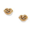 Interlock Stud - Gold