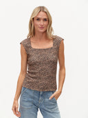 Six Fifty Roxie Cheetah Top