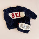 Blueberry Hill Navy Ski Goggles Sweater