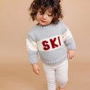 Blueberry Hill Bowie Grey Ski Sweater