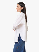 Habitual Cinched Poplin Shirt