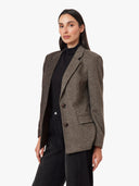 Habitual Mixed Herringbone Blazer