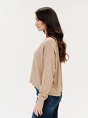 Six Fifty Geneva V Neck Sweater - Taupe