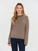 Six Fifty Ruby Stripe Sweater - Brown