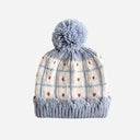 Blueberry Hill Windowpane Heart Hat