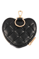 Sweetheart Zip Pouch  - Black