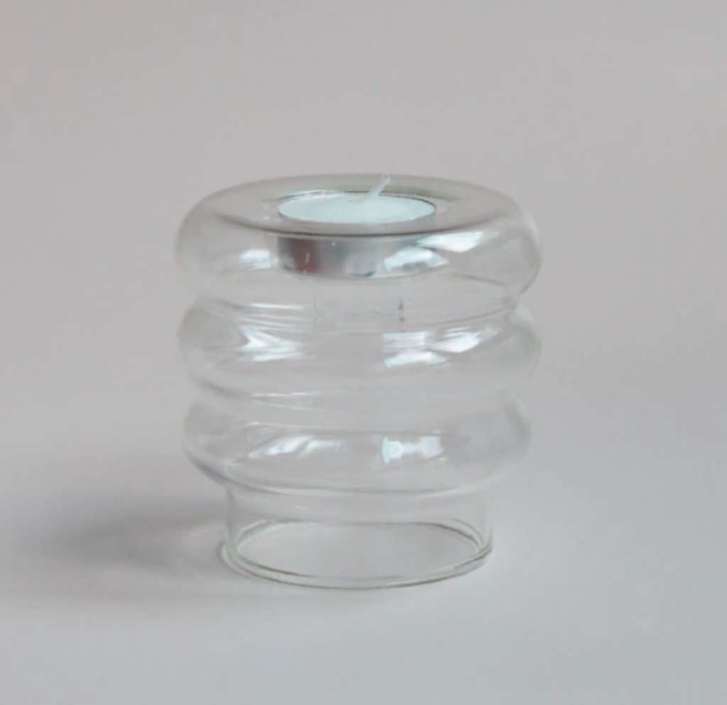 Bubble Glass Votive Holder
