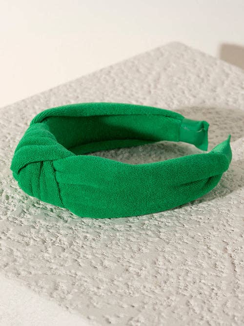 Terry Headband - Green